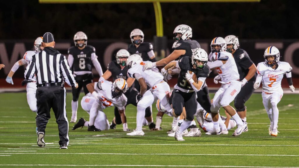 Free State football vs. Olathe East, playoff opener-31